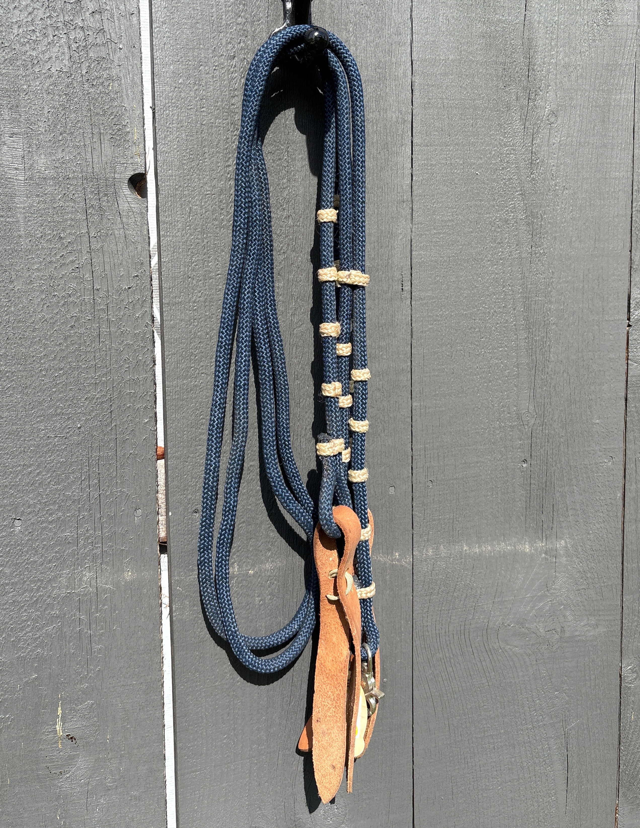 Weaver Leather Braided Nylon Vaquero Style Headstall and Reins Set