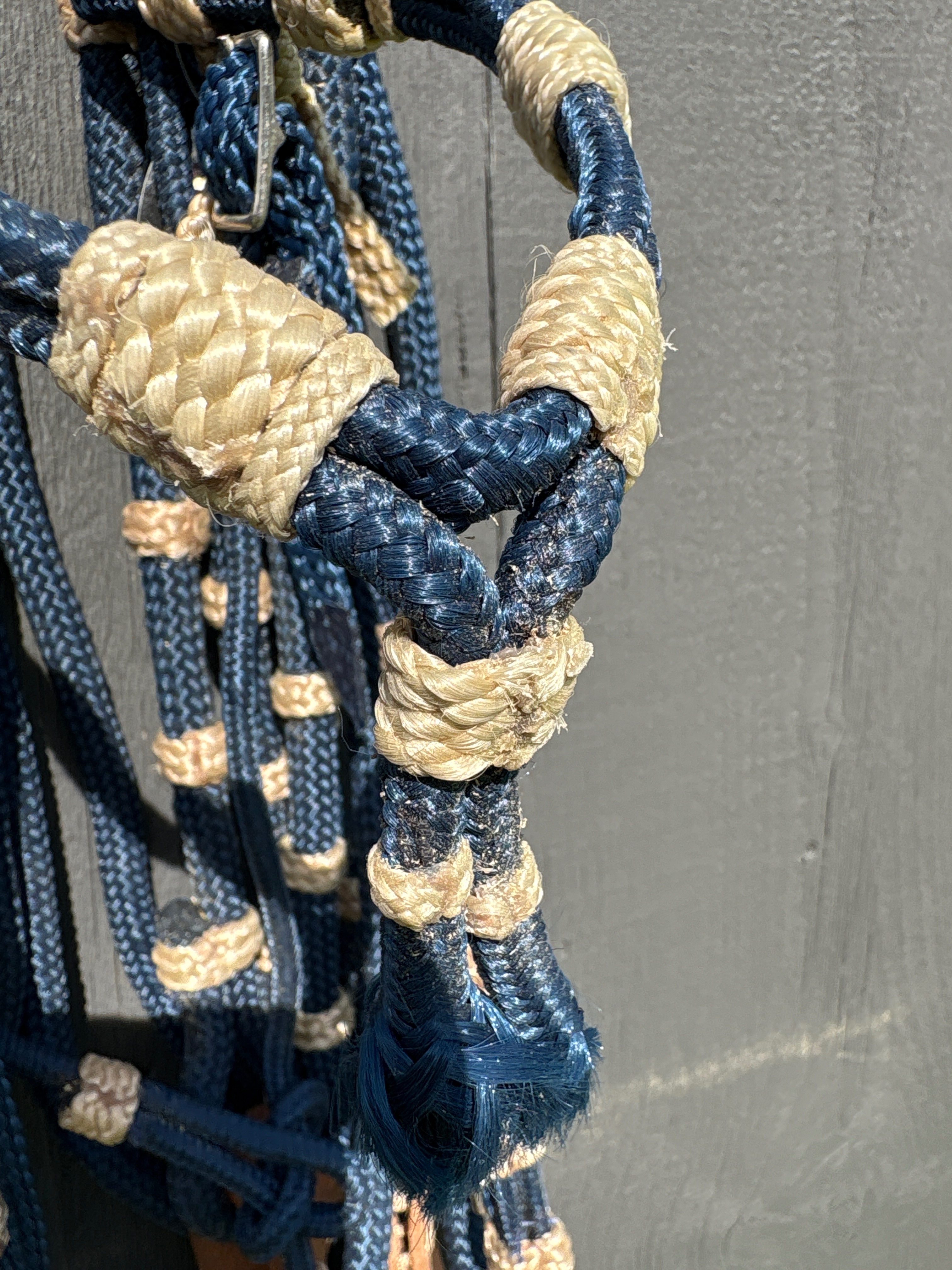 Weaver Leather Braided Nylon Vaquero Style Headstall and Reins Set