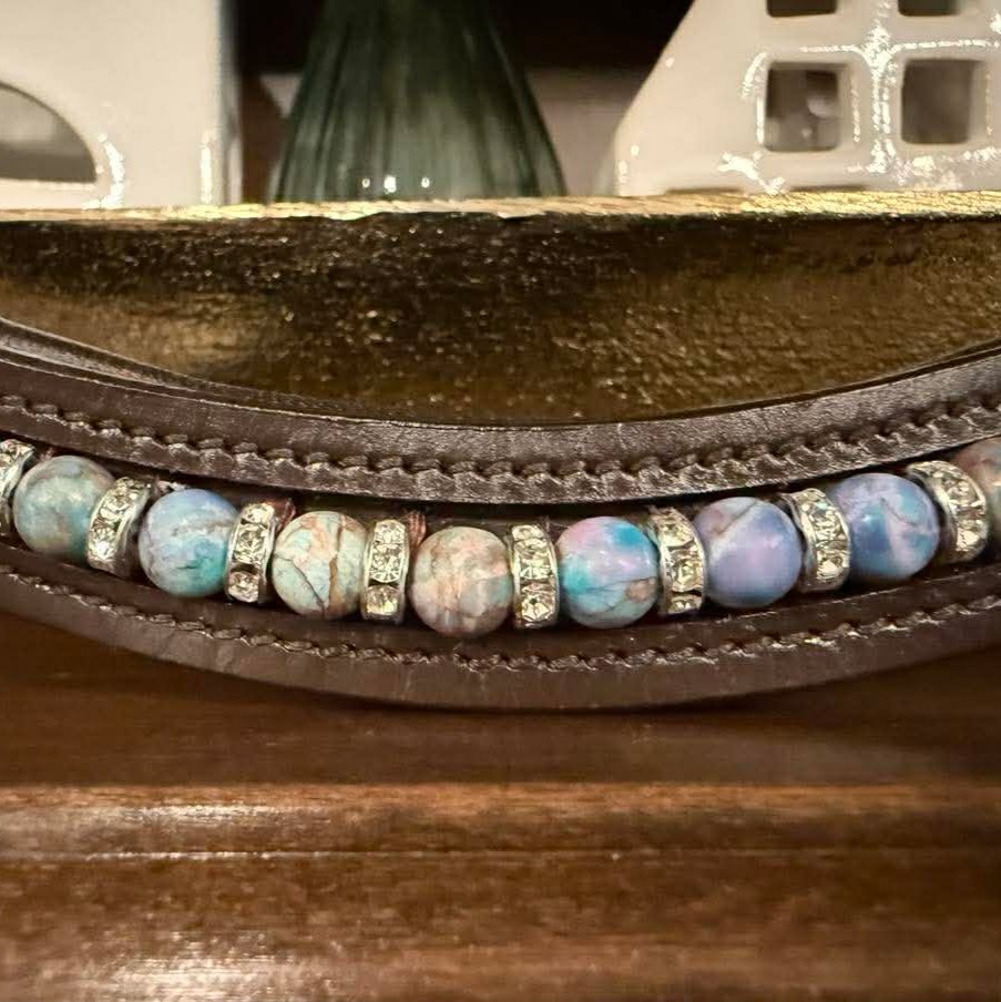 16" Full Havana Padded U Browband