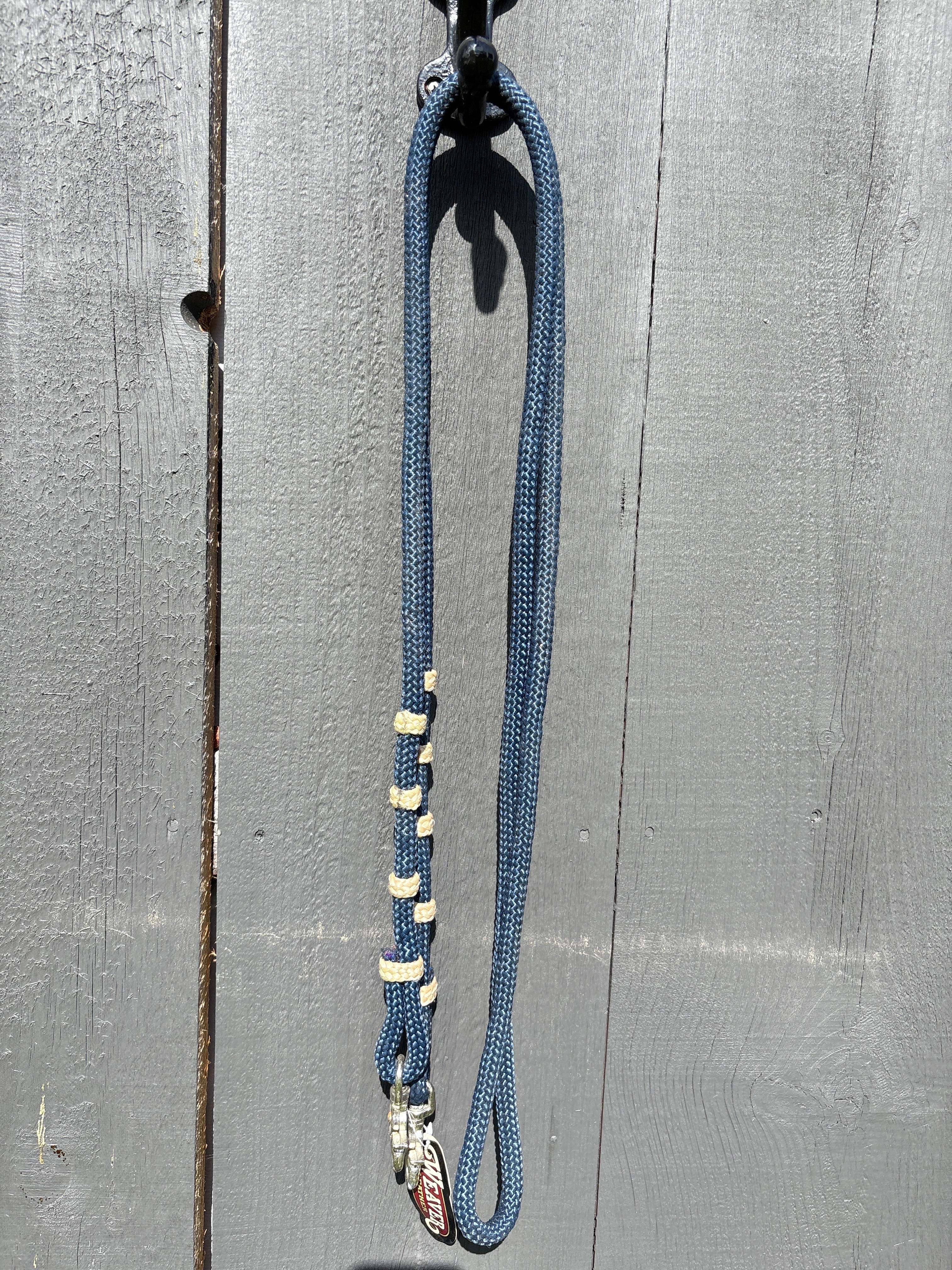 Weaver Leather Braided Nylon Vaquero Style Headstall and Reins Set